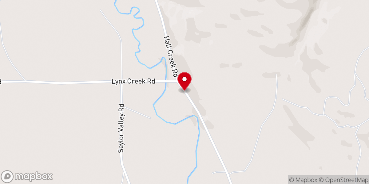 Map showing location of Chapel of the Pines