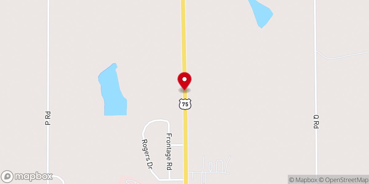 Map showing location of Lakeview Faith Chapel Church