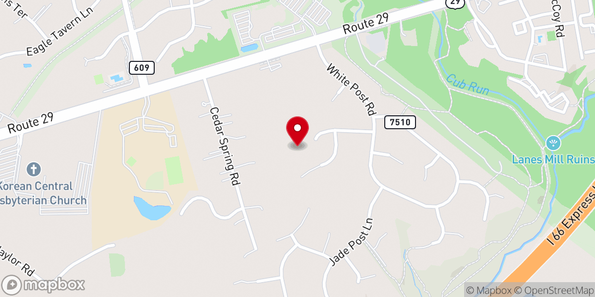 Map showing location of Church of the Blessed Trinity