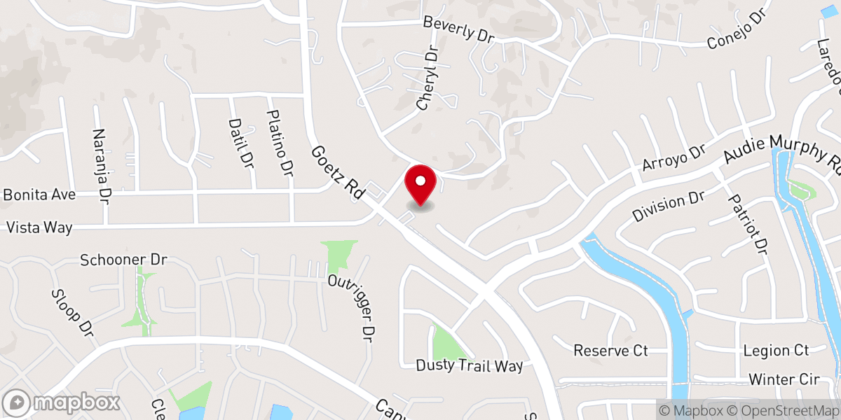 Map showing location of Grace Evangelical Free Church