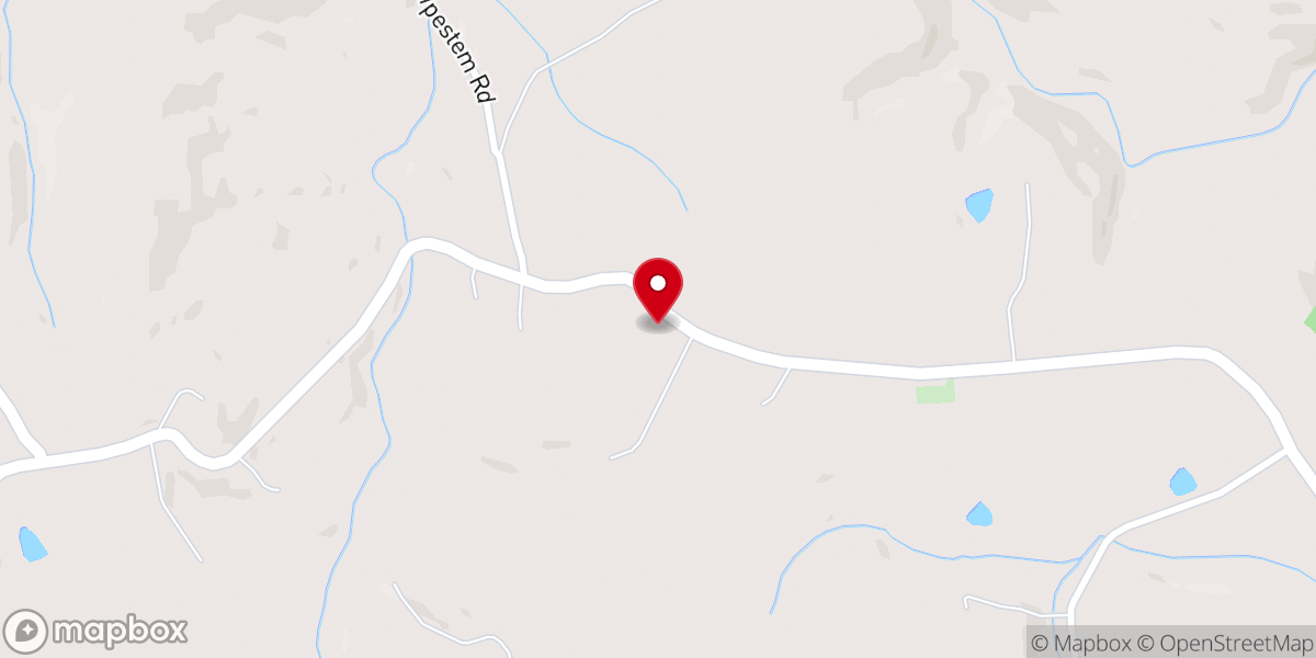 Map showing location of Worrell Church