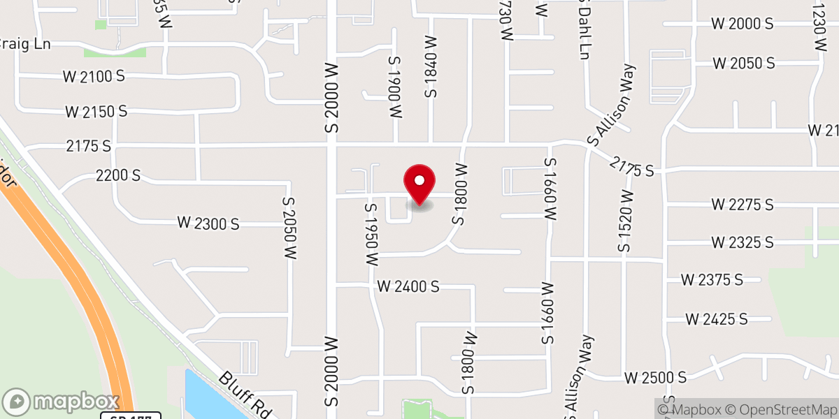 Map showing location of Covenant Grace Church