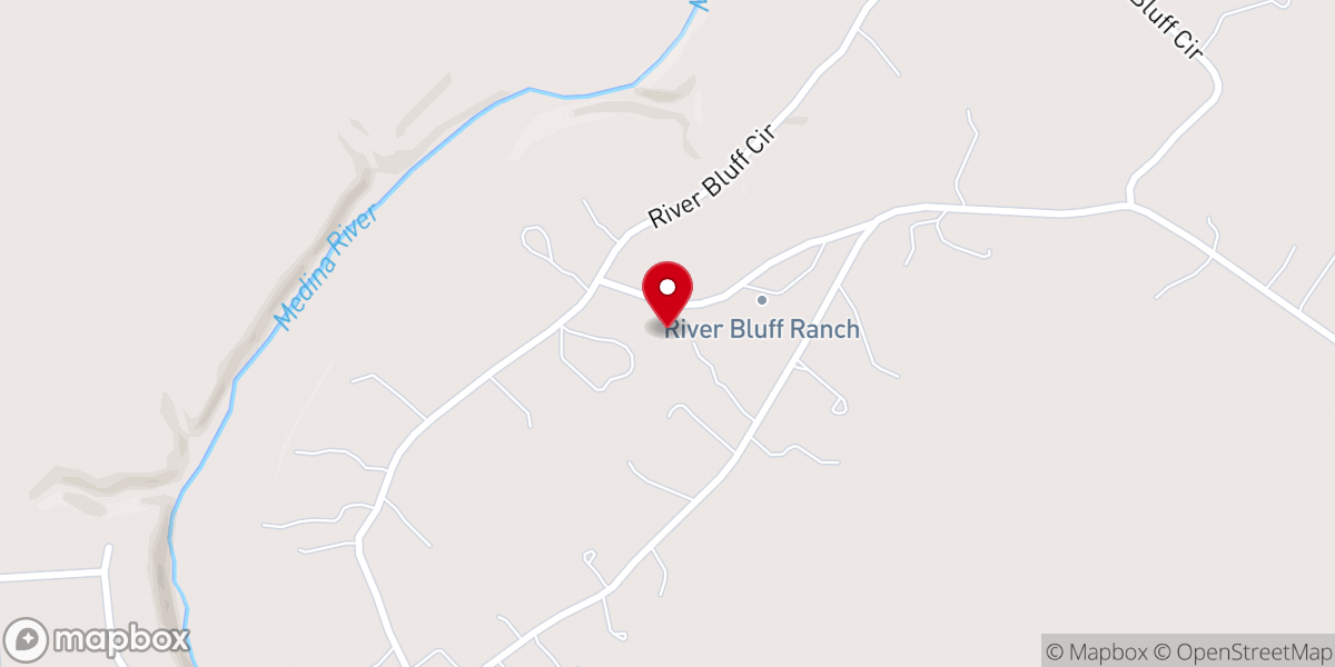 Map showing location of Sanctus Ranch Retreat Center