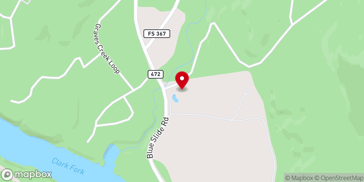Map showing location of Redemption Ranch