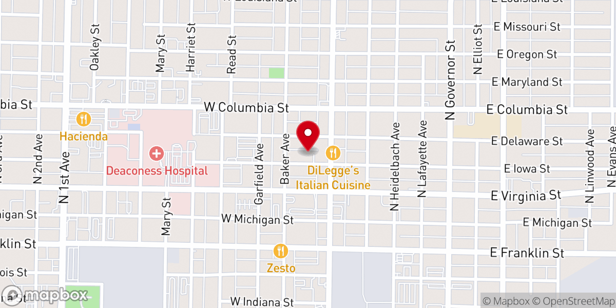 Map showing location of GracePoint Church