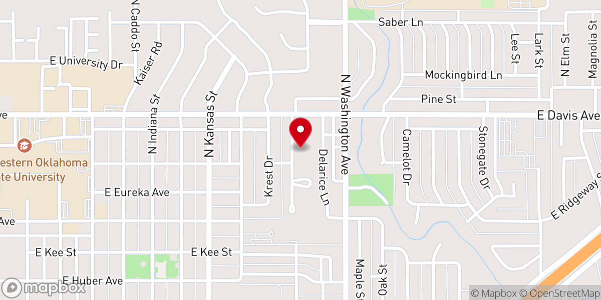 Map showing location of Pioneer center