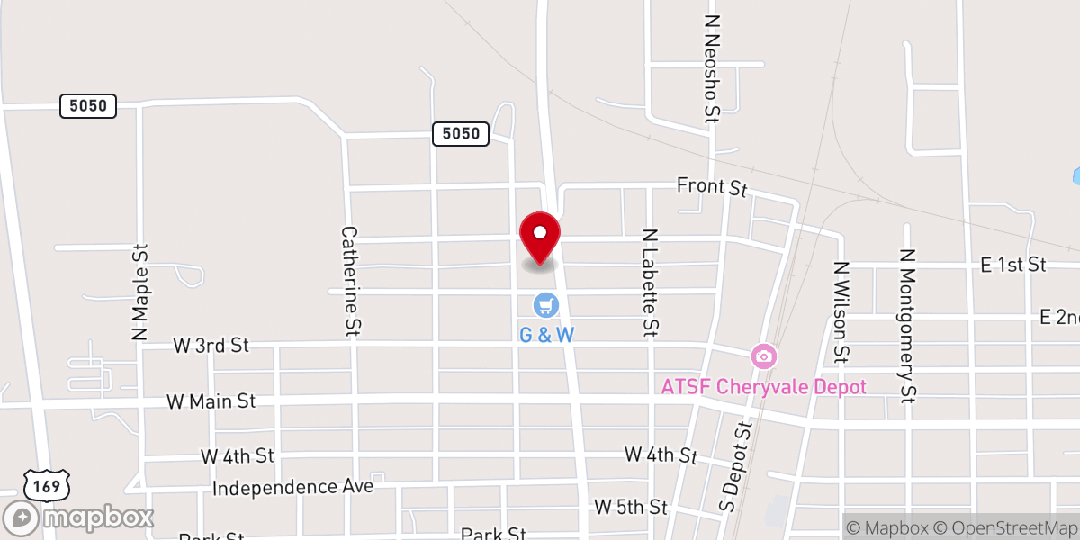Map showing location of New Life Praise & Worship