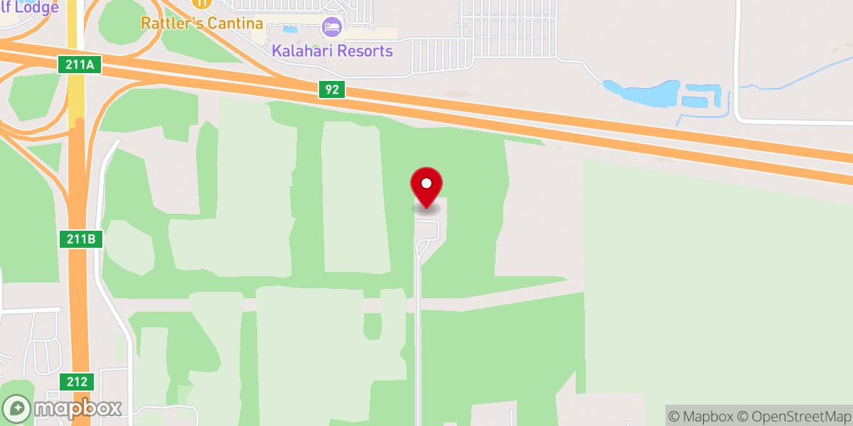 Map showing location of Mountain Faith Church