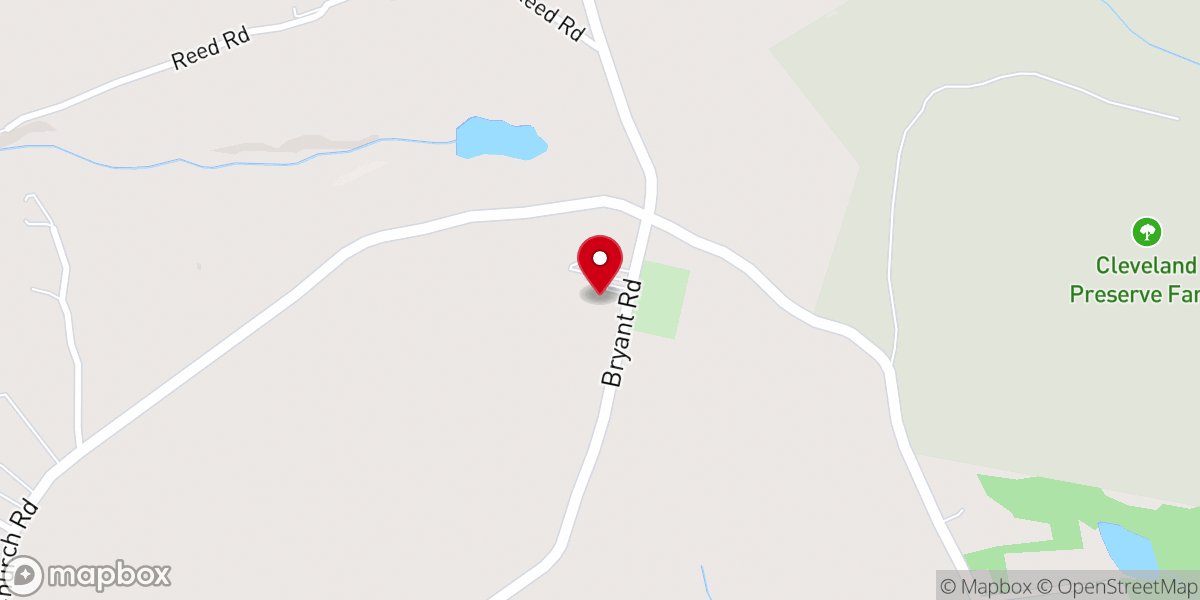 Map showing location of Fairview Baptist Church