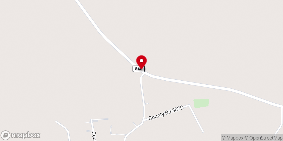 Map showing location of Mission Springs Baptist Church