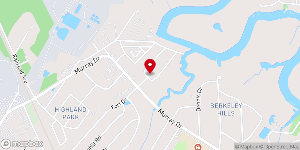 Map showing location of Divine Redeemer Rectory