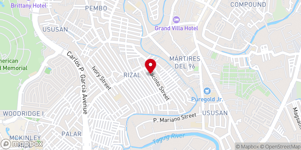 Map showing location of Saved by Grace Bible Church
