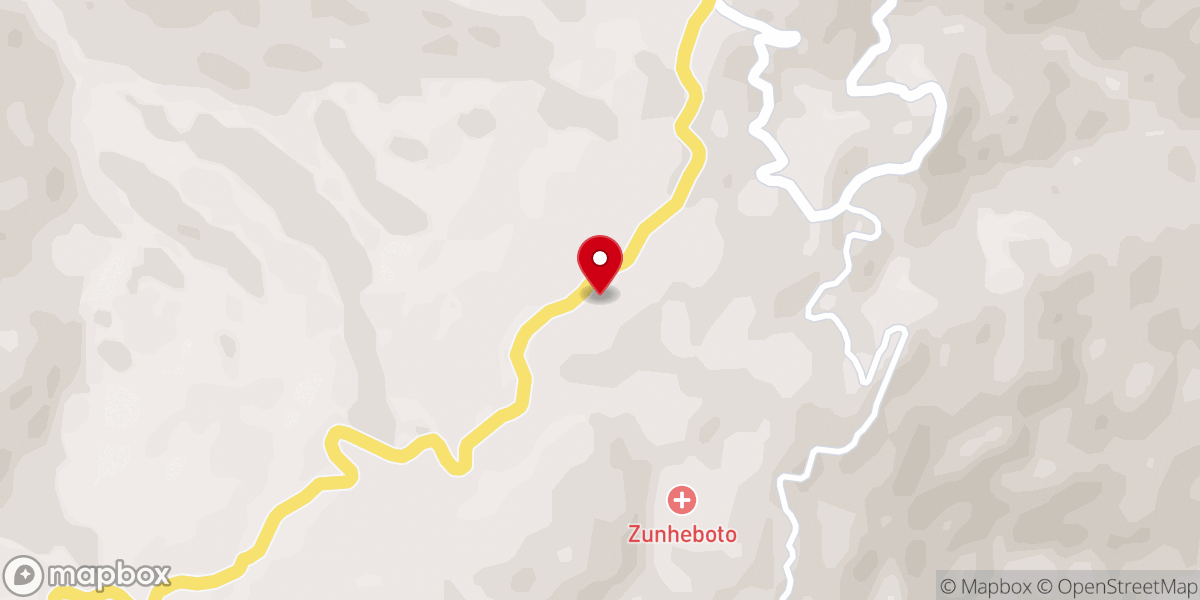 Map showing location of Zünheboto Lotha Baptist Church