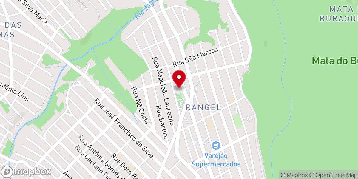 Map showing location of Igreja Matriz São Francisco das Chagas
