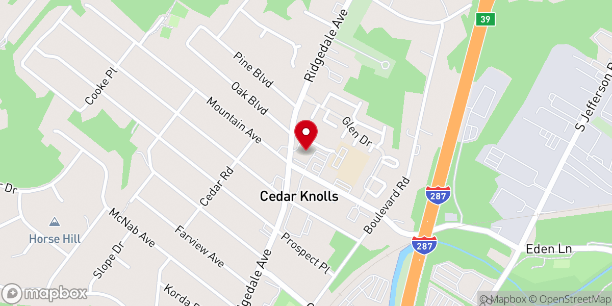 Map showing location of Notre Dame of Mount Carmel Roman Catholic Church