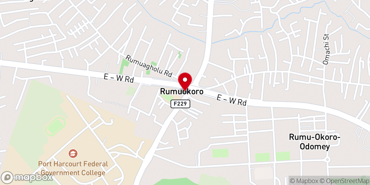 Map showing location of Emmanuel Anglican Church