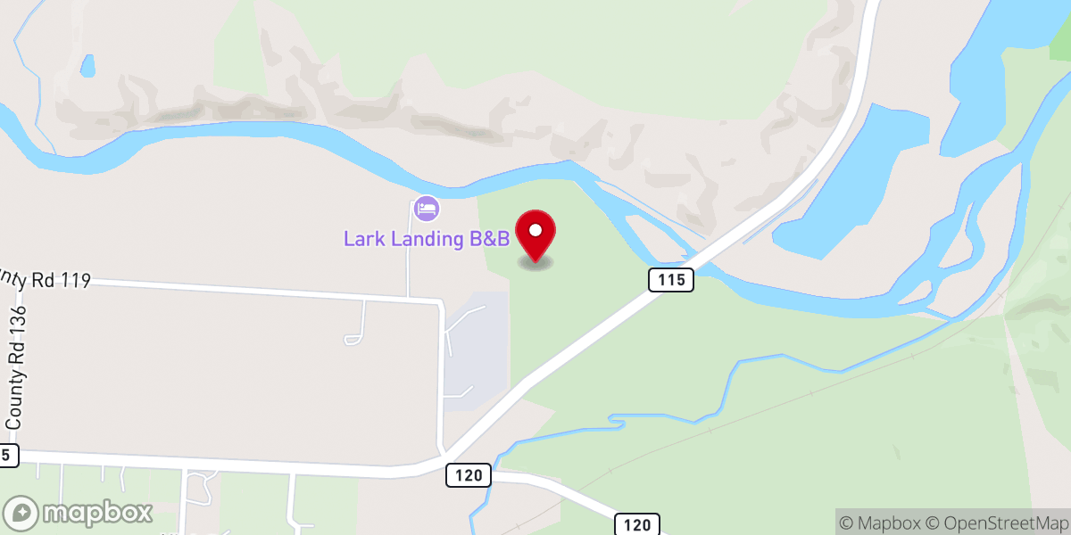 Map showing location of Florence River Park