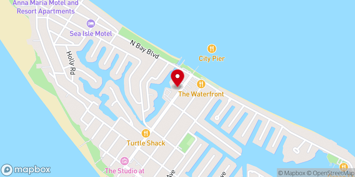 Map showing location of Roser Memorial Community Church