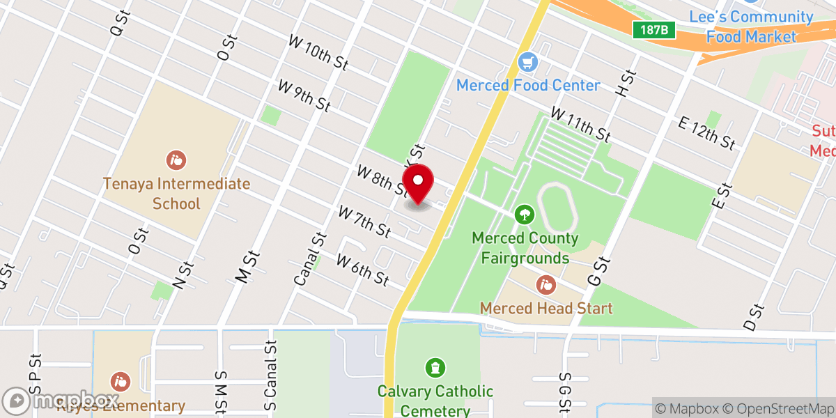 Map showing location of Iglesia De Dios Solo Un Camino