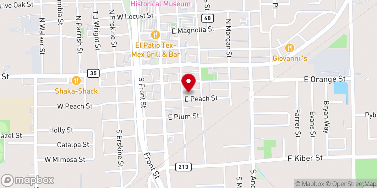 Map showing location of Holy Comforter Episcopal Church