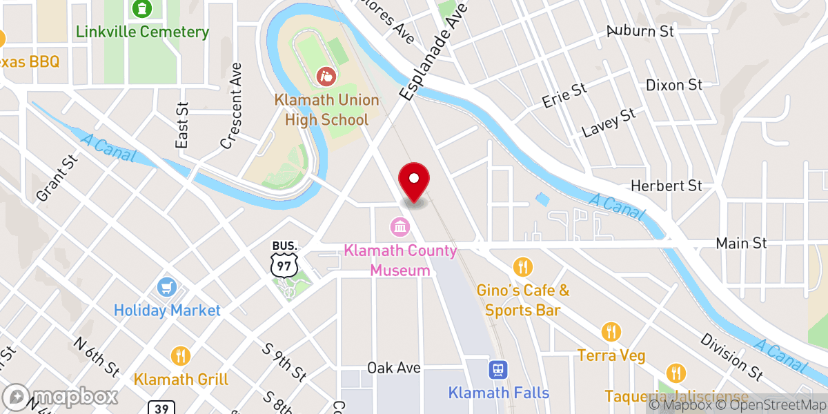Map showing location of Christ Lutheran Church