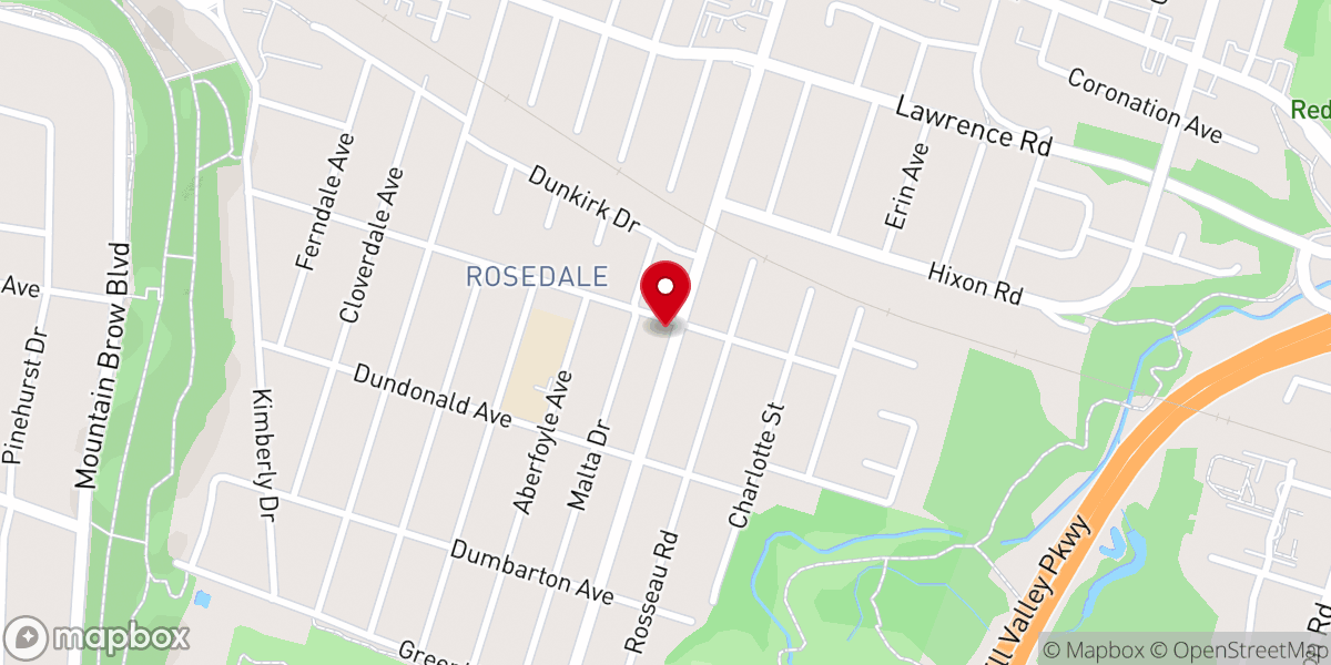 Map showing location of Faith Gospel Church Hamilton