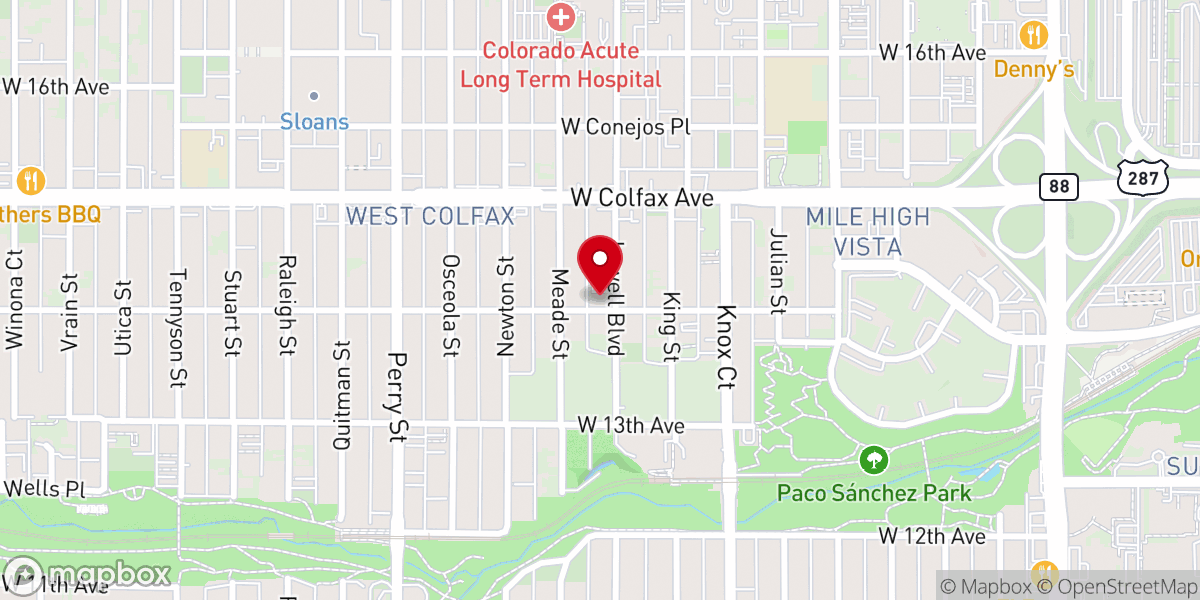 Map showing location of Family of Christ Living Word Churches Inc