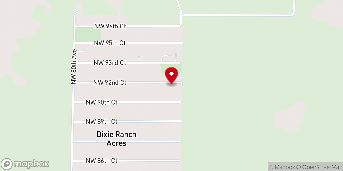 Map showing location of Hunger and Thirst Ministry Inc