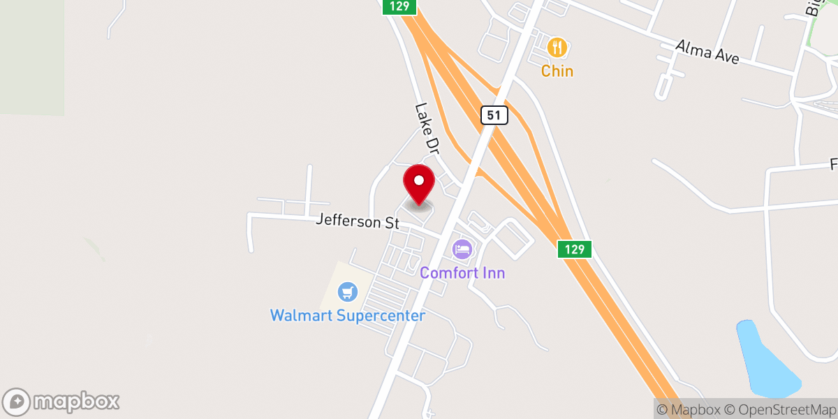 Map showing location of Holiday Inn Express & Suites Perryville I-55 by IHG