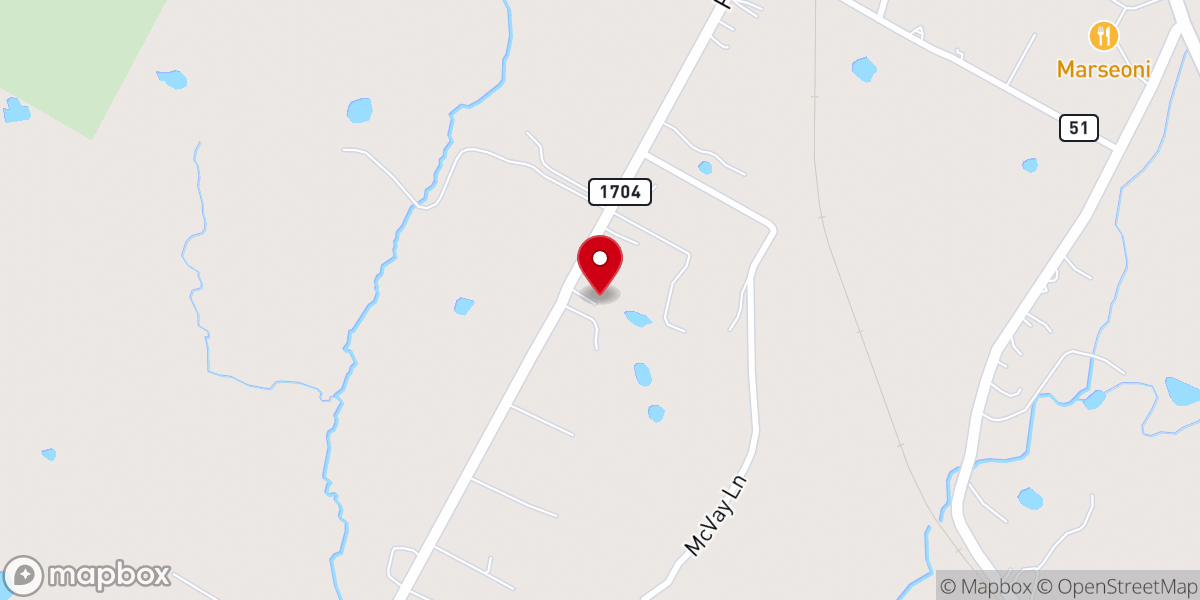 Map showing location of Christian House of Faith Community Fellowship