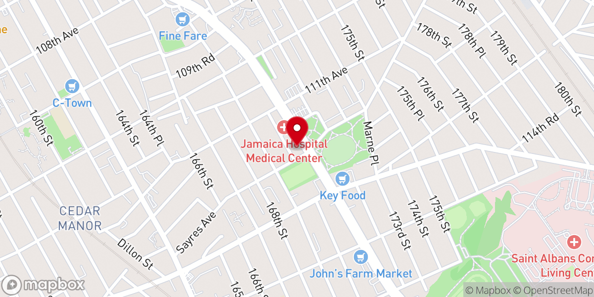 Map showing location of Shekinah the New Generation Church