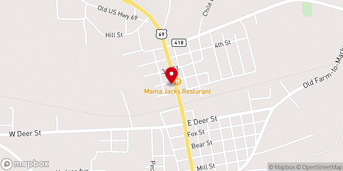 Map showing location of Northside Church-God In
