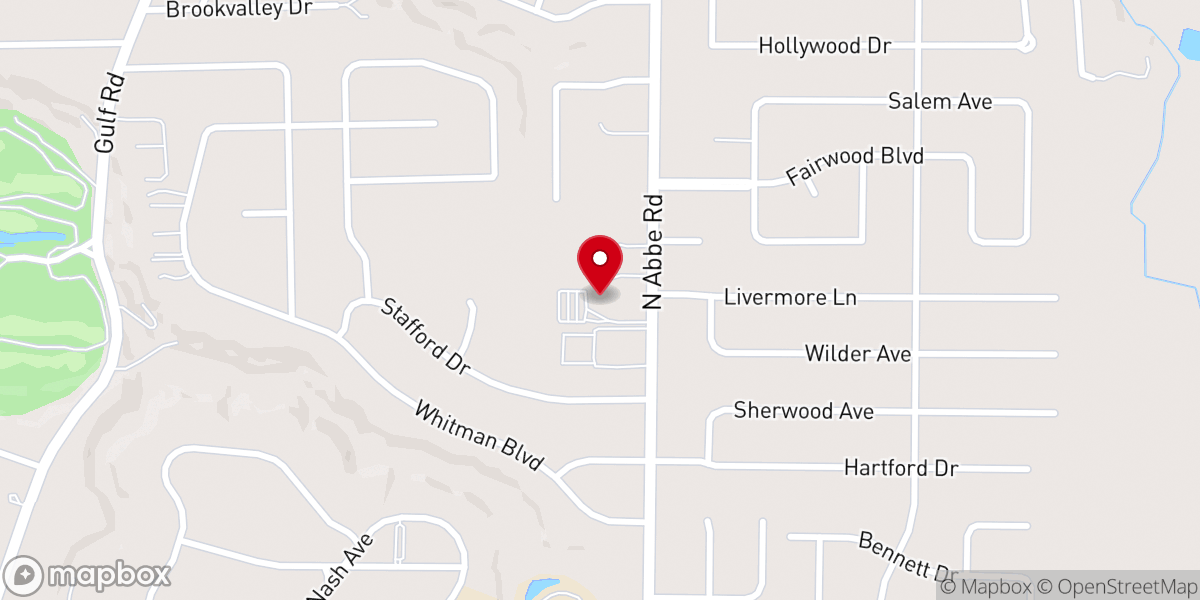 Map showing location of Solid Rock Community Church