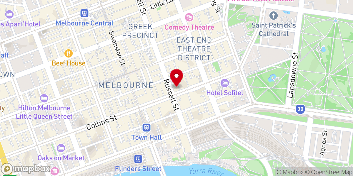 Map showing location of St Michael's Uniting Church