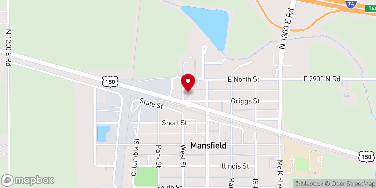 Map showing location of Iglesia El Shaddai Mansfield