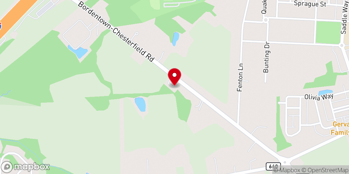 Map showing location of Gateway to Life Community Church of God