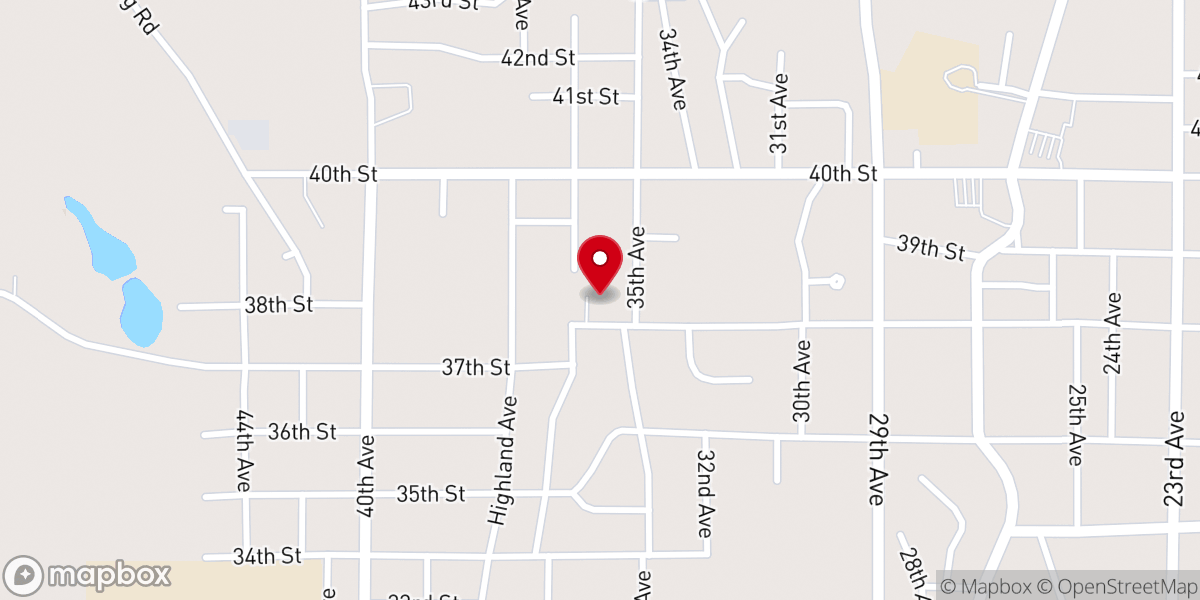 Map showing location of Episcopal Church of the Mediator