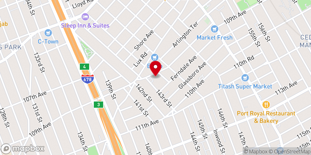 Map showing location of Brooks Memorial United Methodist Church - Food Distribution Center