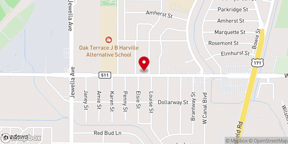 Map showing location of Great Elizabeth Church