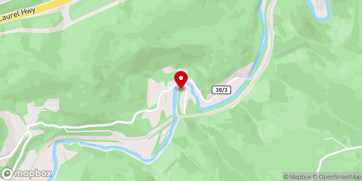 Map showing location of Saunders Grove Church