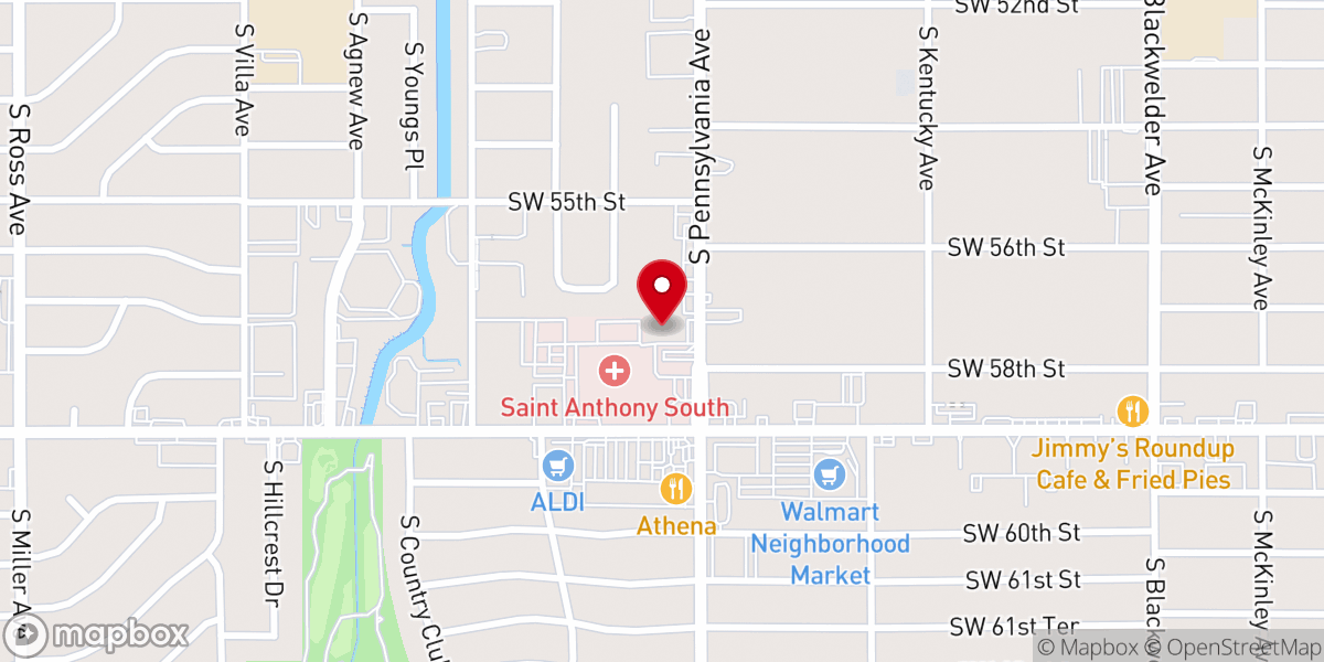 Map showing location of Good News Mission Society
