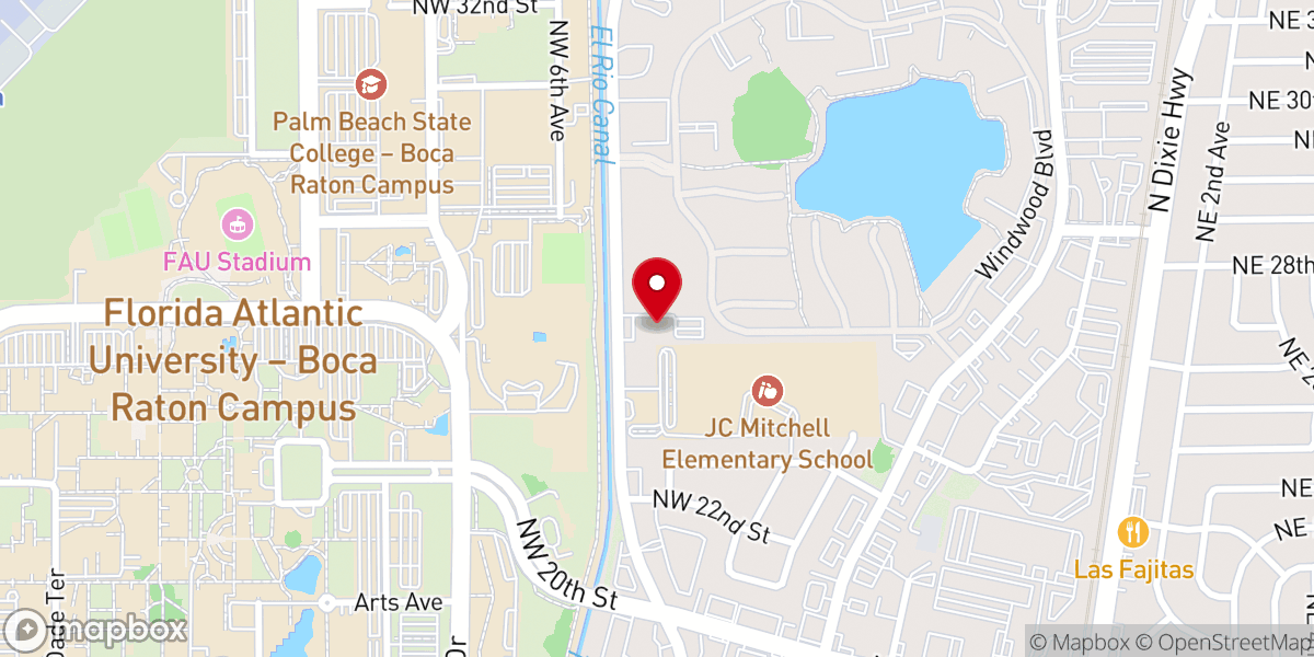 Map showing location of Connected Life Christian Church