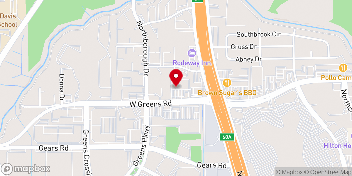Map showing location of Green House International Church