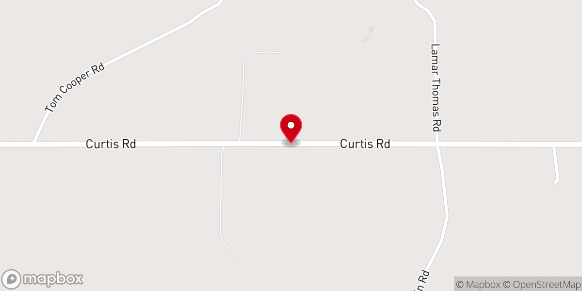 Map showing location of Concord M.B. Church