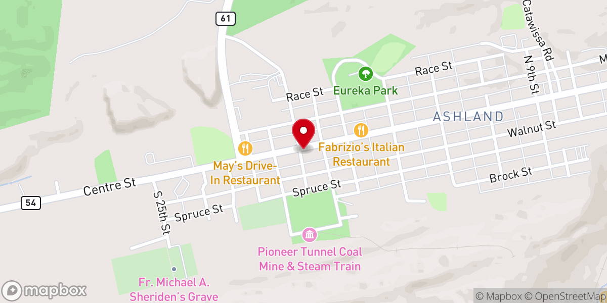 Map showing location of Good Fellowship Club