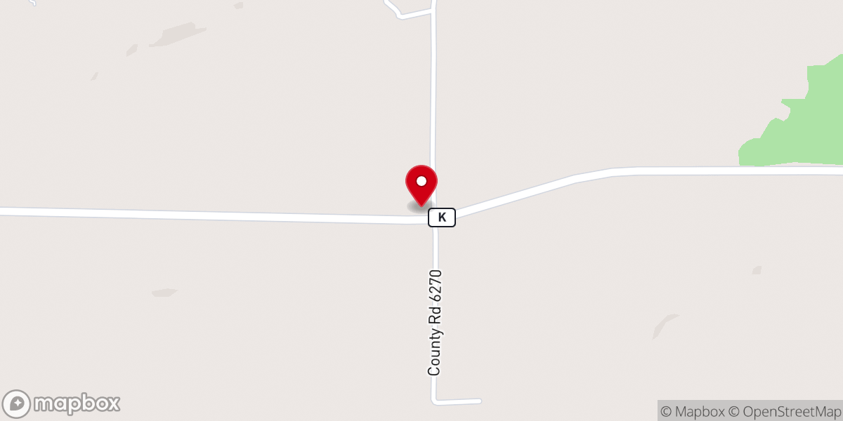 Map showing location of Rambo Church