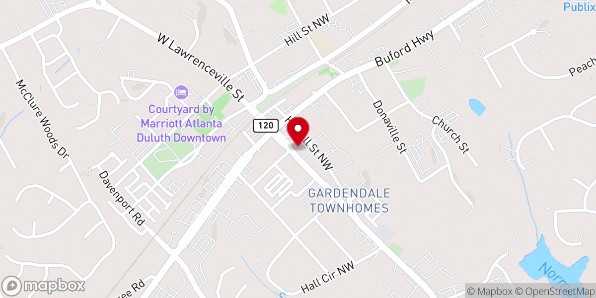 Map showing location of New Days Church Inc