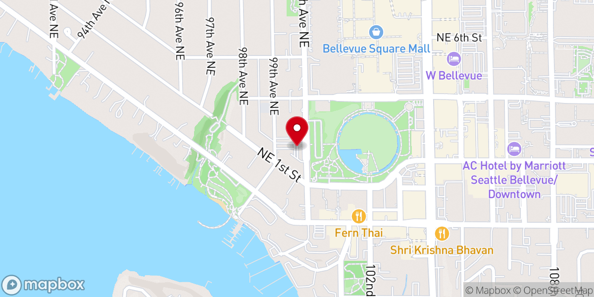 Map showing location of The Well Community Church