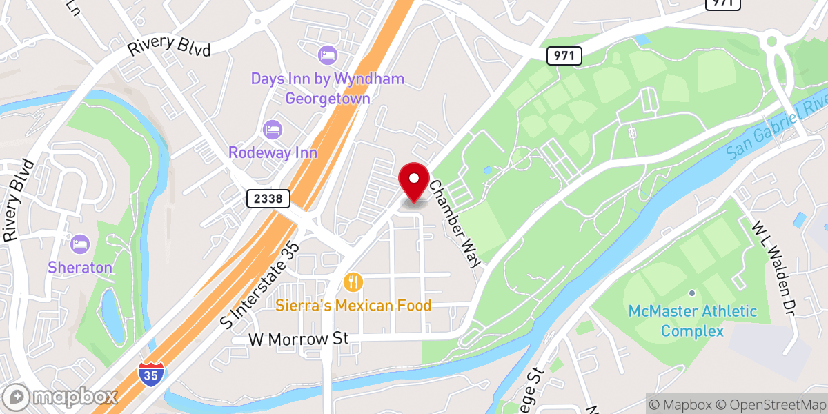 Map showing location of The Refuge Church