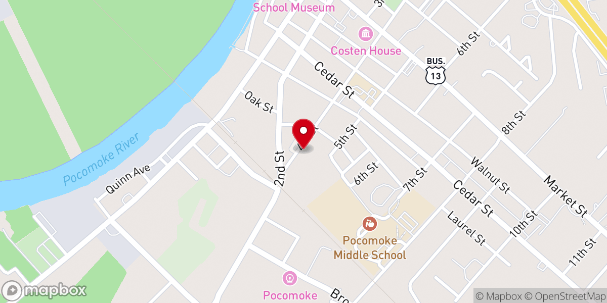 Map showing location of The House of Love Christian Center/ The Good News shop